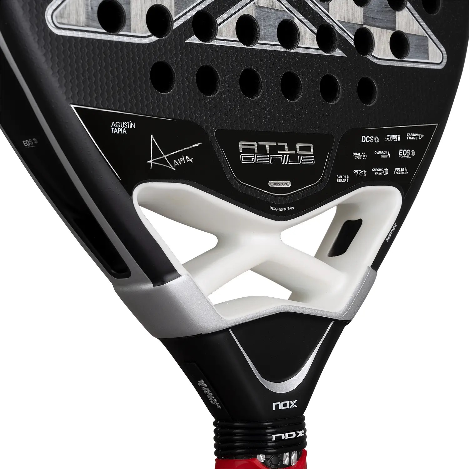 Nox AT10 Genius Attack 18K Alum Xtrem Agustin Tapia Padel Racket 2026 - Image 4