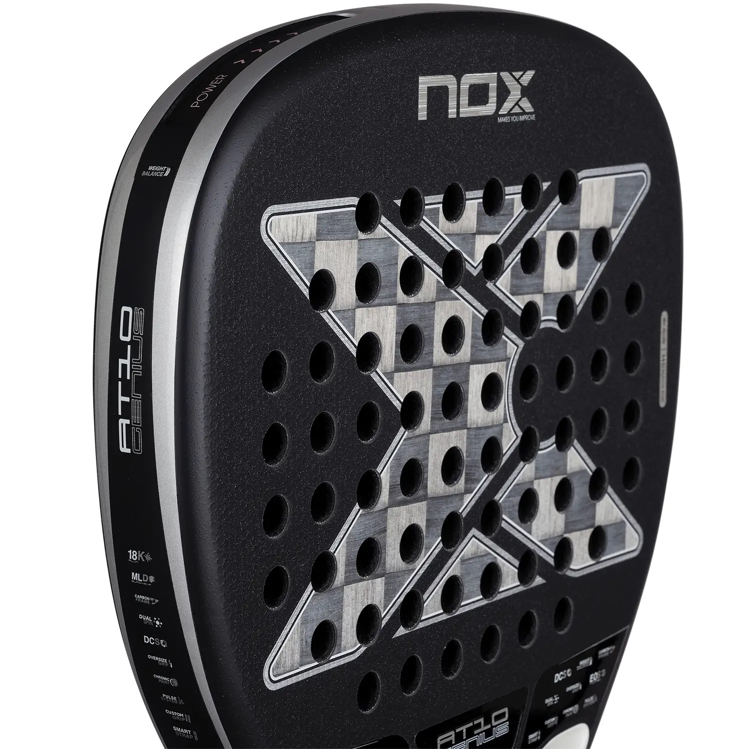 Nox AT10 Genius Attack 18K Alum Xtrem Agustin Tapia Padel Racket 2026 - Image 5