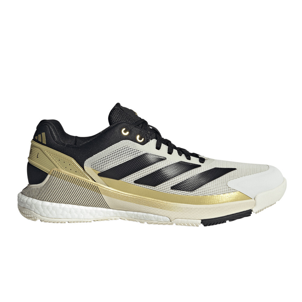adidas Crazyquick Boost Padel Shoes White Black Gold