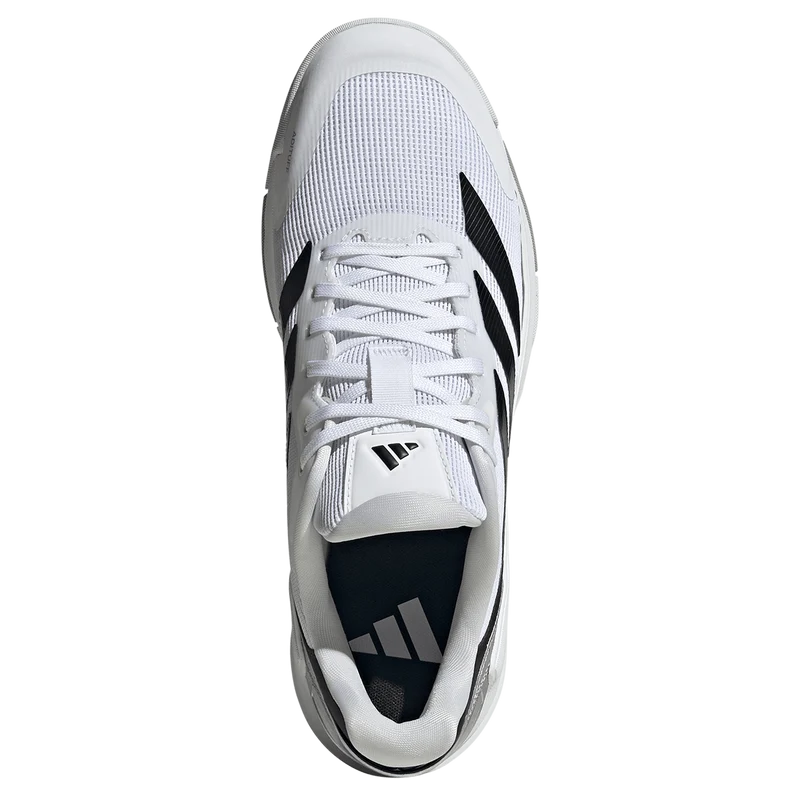 adidas Men's Crazyquick LS Padel Shoes White Light Grey - Image 2