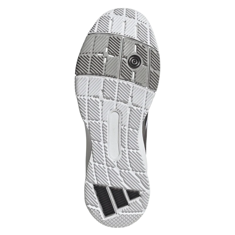 adidas Men's Crazyquick LS Padel Shoes White Light Grey - Image 3