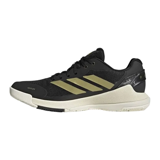 adidas Men's Crazyquick LS Padel Shoes Black Gold - Image 4
