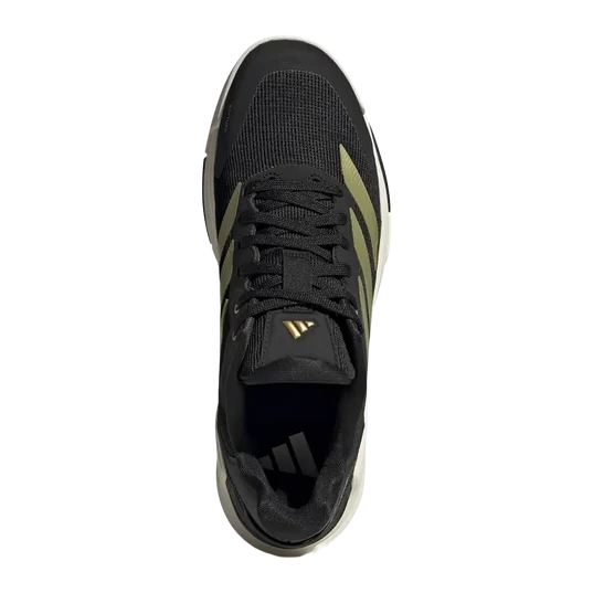 adidas Men's Crazyquick LS Padel Shoes Black Gold - Image 3