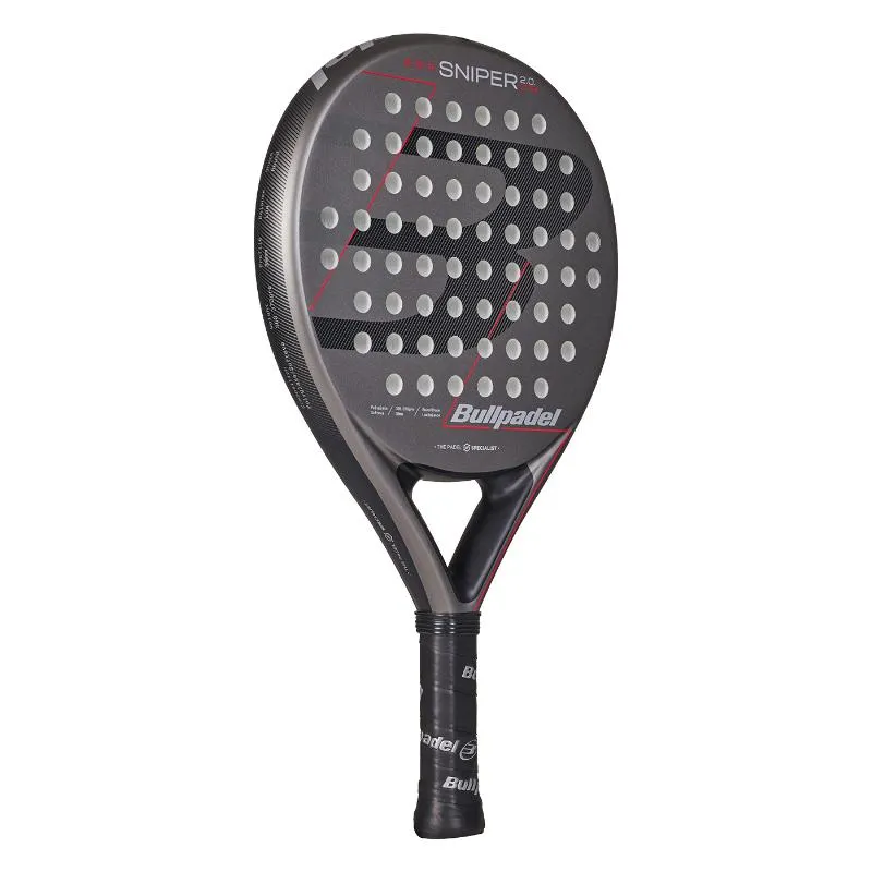 Bullpadel Sniper 2.0 Control Dark Gray 2026 Racket - Image 2