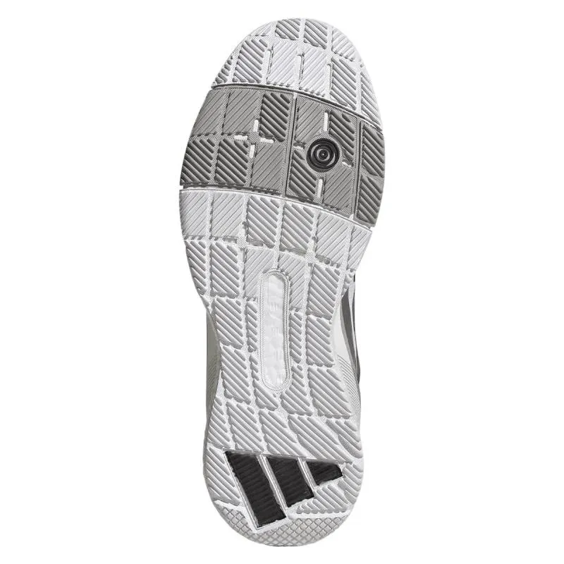 adidas Crazyquick Boost Padel Shoes White Black Silver - Image 4
